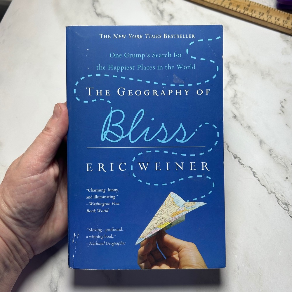 The Geography of Bliss Eric Weiner Travel Psychology‎ Paperback Book